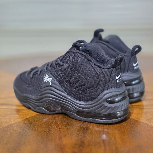 Nike Stussy x Air Penny 2 Triple Black Men's Shoes DQ5674-001 Men’s Size 6.5 New - Picture 6 of 16